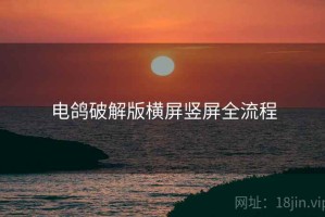 电鸽破解版横屏竖屏全流程