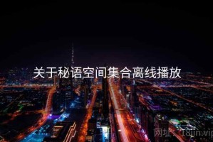 关于秘语空间集合离线播放