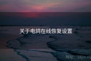 关于电鸽在线恢复设置