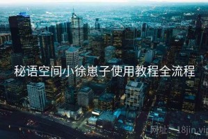秘语空间小徐崽子使用教程全流程