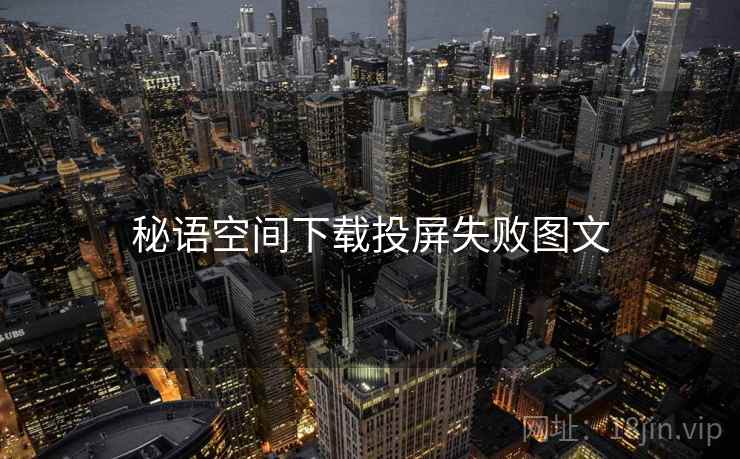 秘语空间下载投屏失败图文