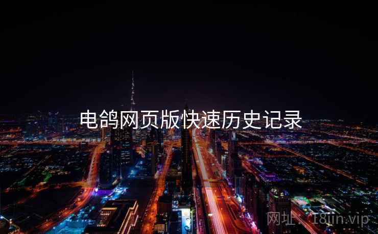 电鸽网页版快速历史记录