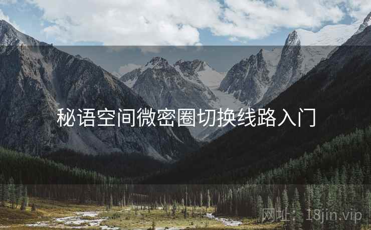 秘语空间微密圈切换线路入门