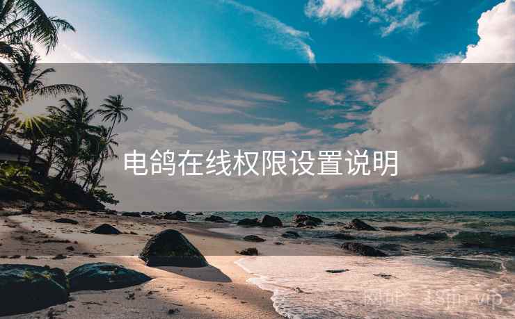 电鸽在线权限设置说明