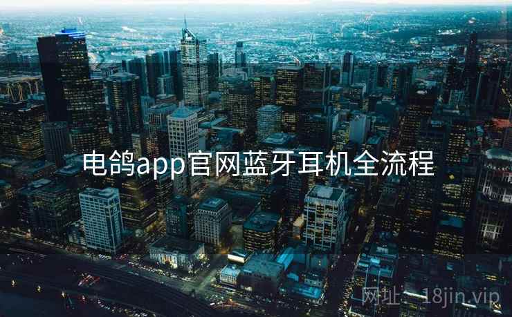 电鸽app官网蓝牙耳机全流程