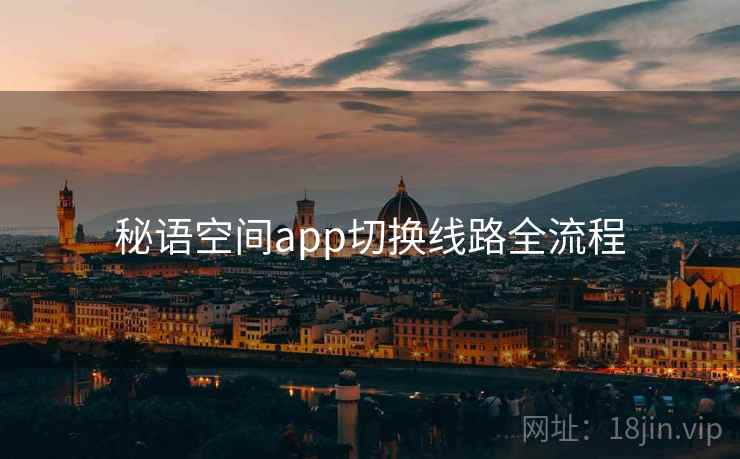 秘语空间app切换线路全流程