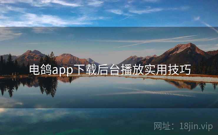 电鸽app下载后台播放实用技巧
