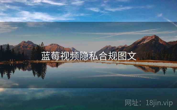 蓝莓视频隐私合规图文